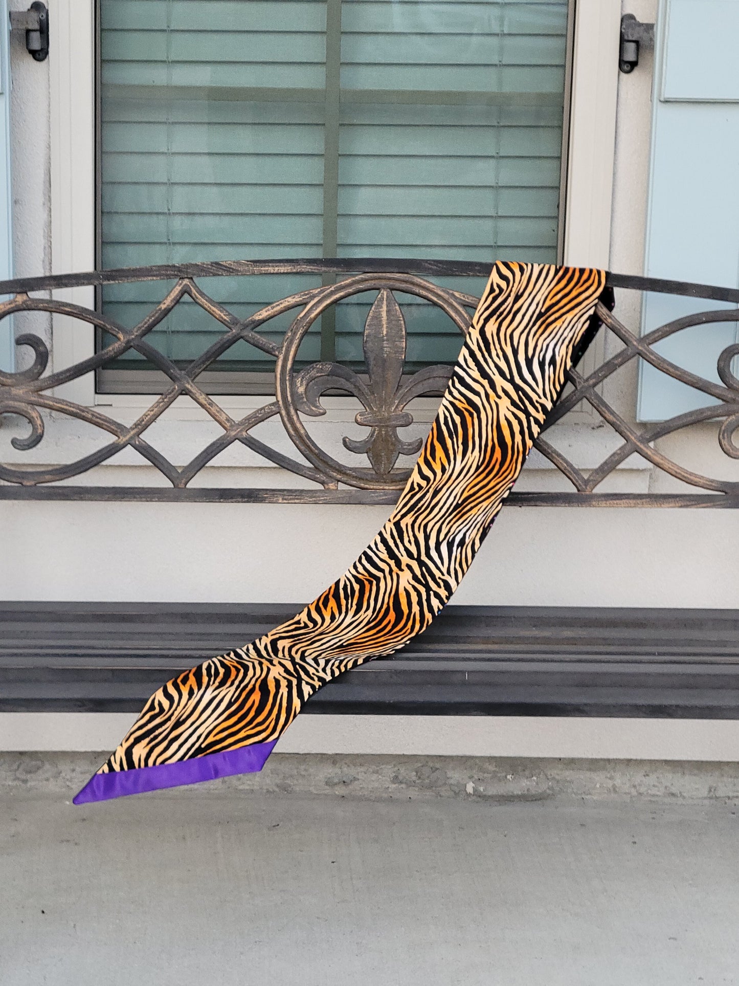 Tiger Wreath Sash with School Colors