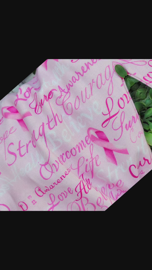 Breast Cancer Awareness Wreath Sash